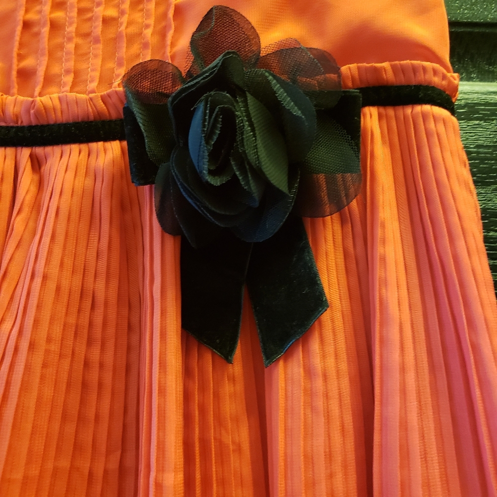 🎉 Host Pick 🎉  Kate Spade Red Holiday Chiffon Dress - 152/12Y - Picture 6 of 7